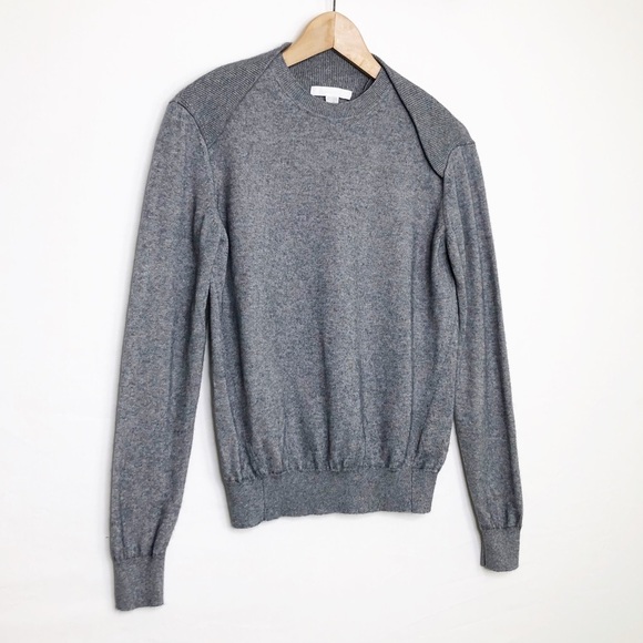 Alexander Wang grey silk cashmere crewneck sweater - Picture 9 of 12